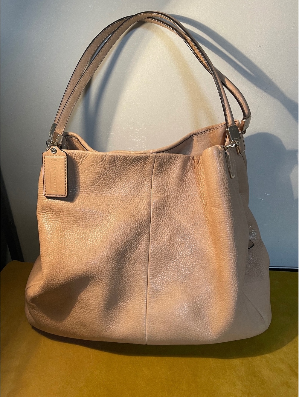 Coach Madison Phoebe 24621 Pebbled Leather Shoulder Bag